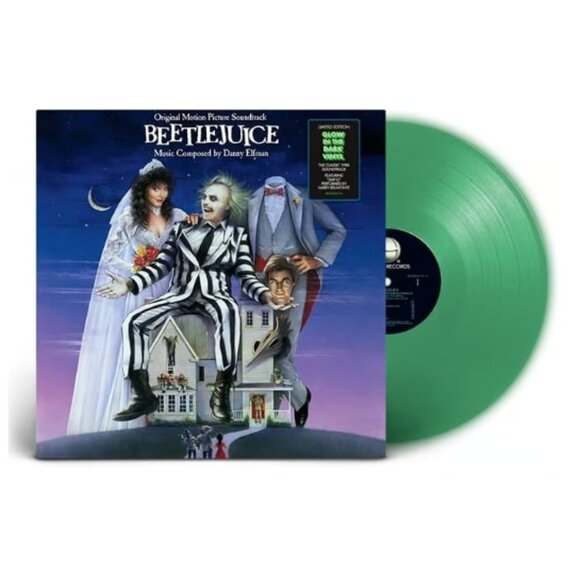 Beetlejuice Soundtrack LP ~ Ltd Ed Colored Vinyl (Glow-In-The-Dark) ~New/Sealed! - Picture 1 of 3